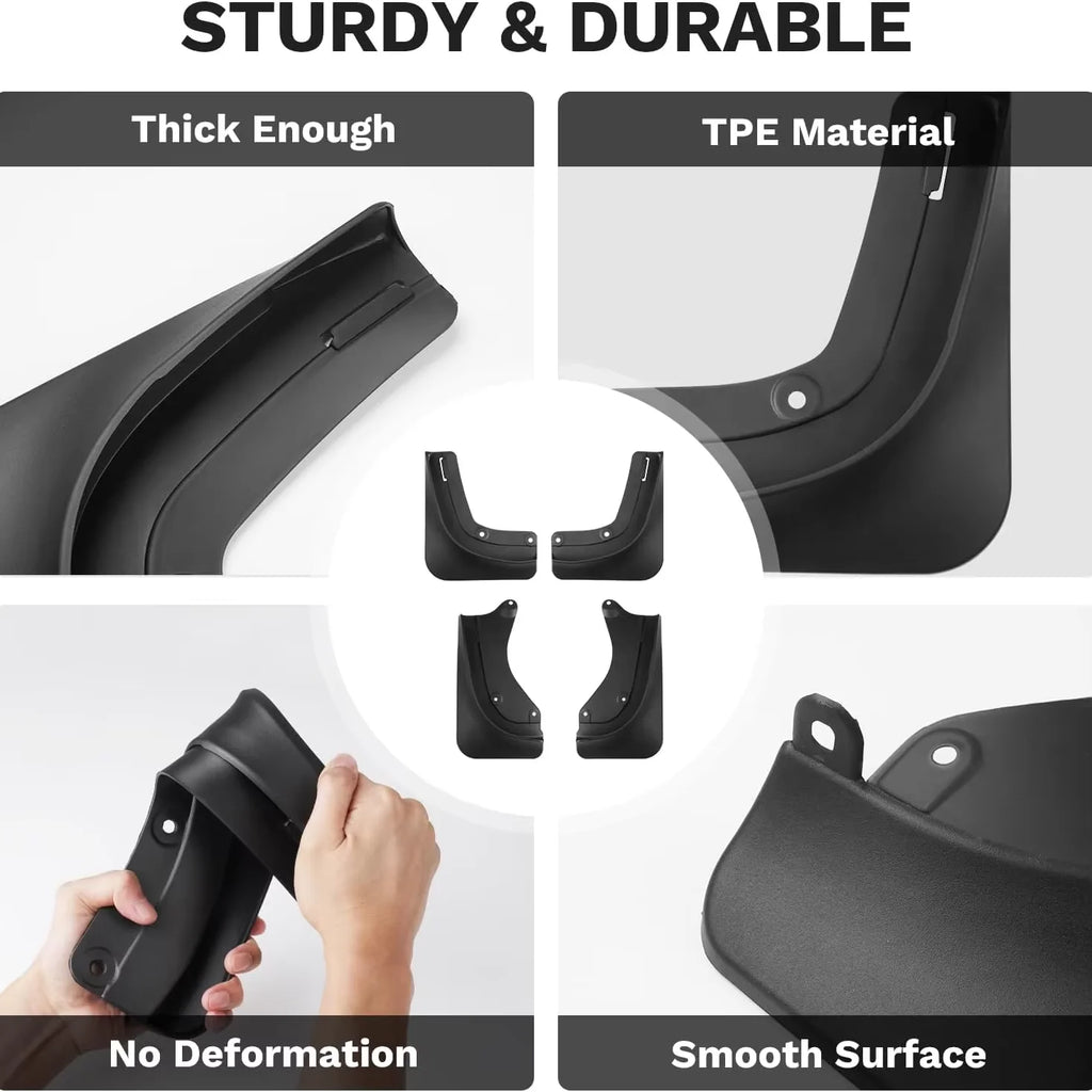 For Tesla New Model Y Juniper Premium/Performance 2025+ TPE Floor Mats Luggage Mat Wear-resistant Foot Pads ModelY Trunk Mats
