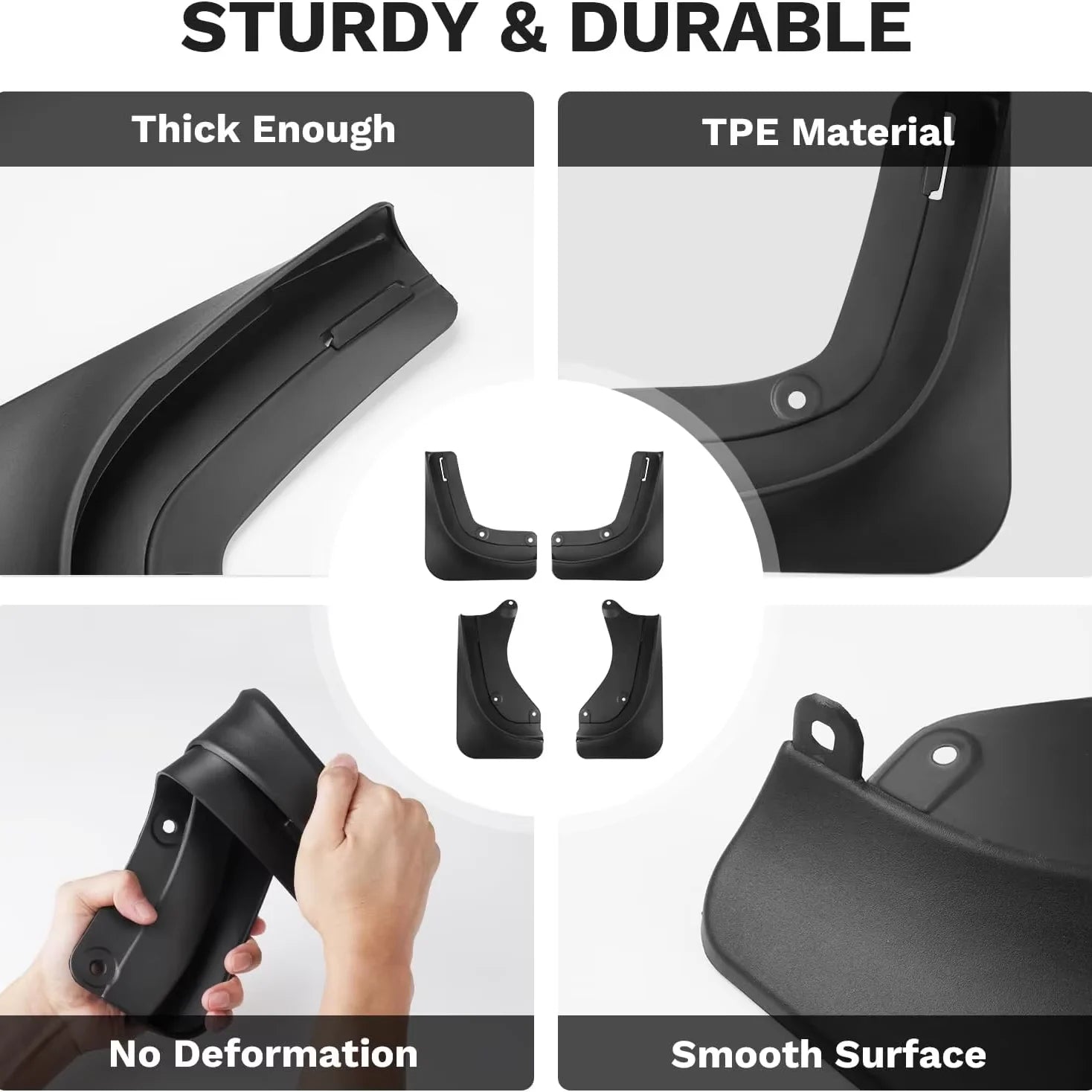 For Tesla New Model Y Juniper Premium/Performance 2025+ TPE Floor Mats Luggage Mat Wear-resistant Foot Pads ModelY Trunk Mats