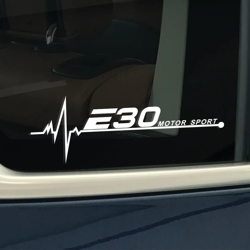 Car Side Window Sticker Auto Decor Film Decal Accessories for BMW E46 E90 E91 E60 E39 E36 E87 E92 E30 E34 E61 E62
