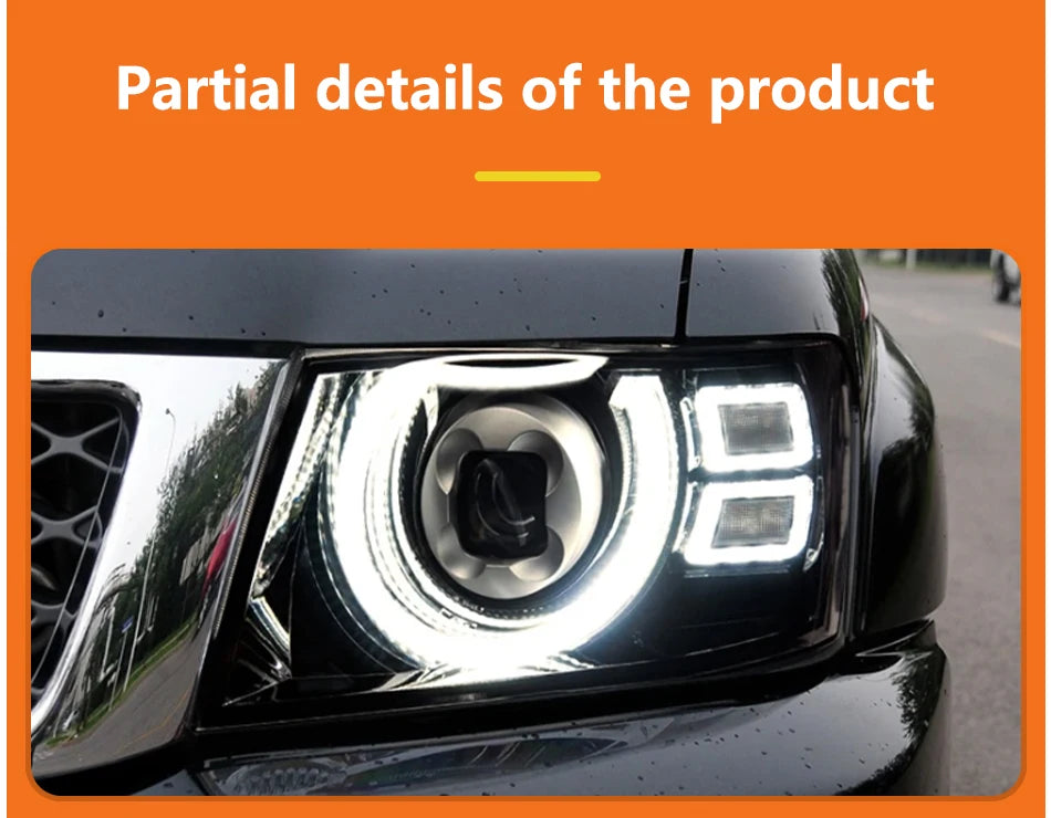 LED Auto Headlight Assembly For Nissan Patrol Y61 2005-2013 Upgrade Plug and Play Projector Lens Car Front lamps Accessories