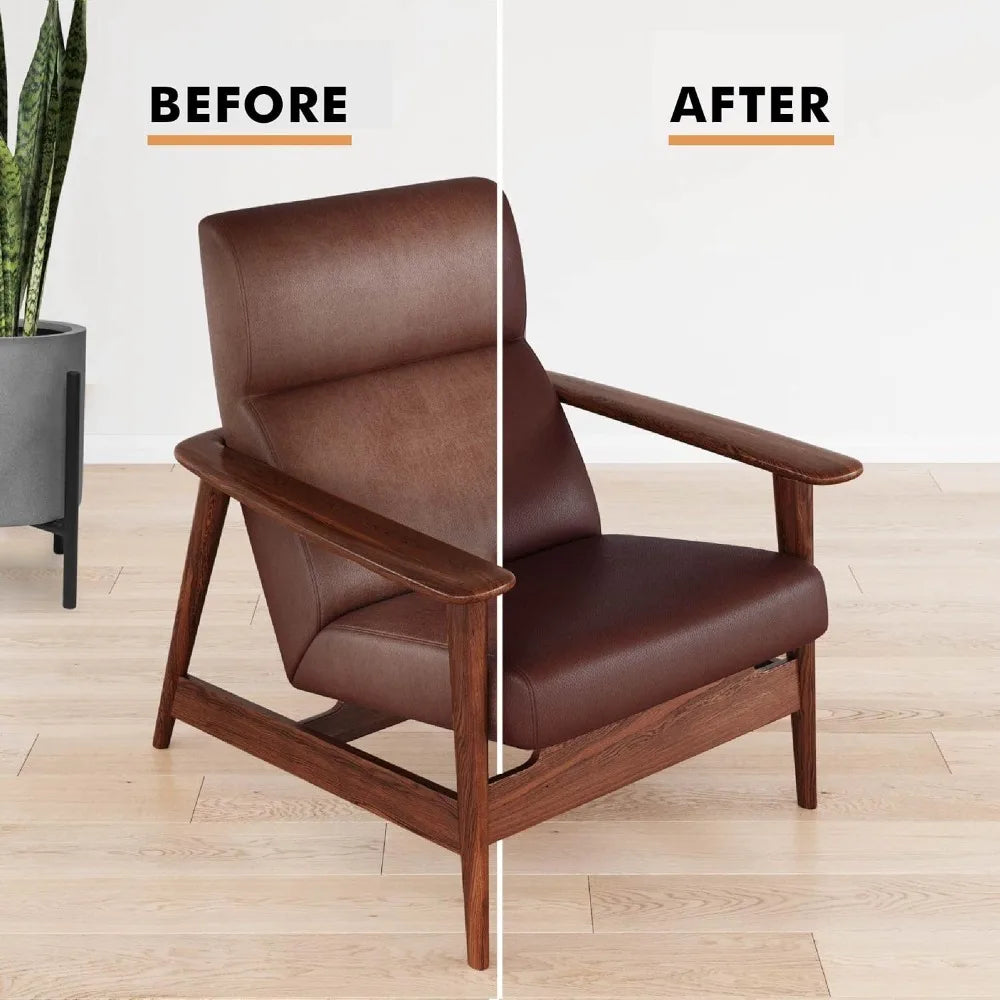 Leather Recoloring Balm, Leather & Vinyl Color Restorer Conditioner – Repairs Faded & Scratched Leather Color