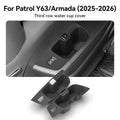 For Nissan Patrol Y63 Armada 2026 2025 Center Console Lower Storage Box TPE Anti Slip Organizer Tray Car Interior Accessories