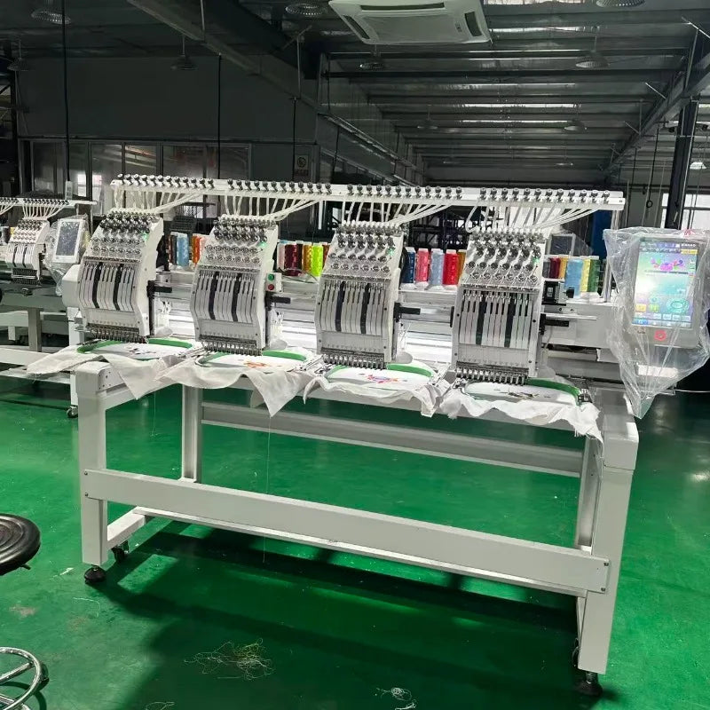 Computerized Embroidery Machine T-shirt Logo Cap Embroidery Industrial Grade Smart Motor High Speed for Home Business