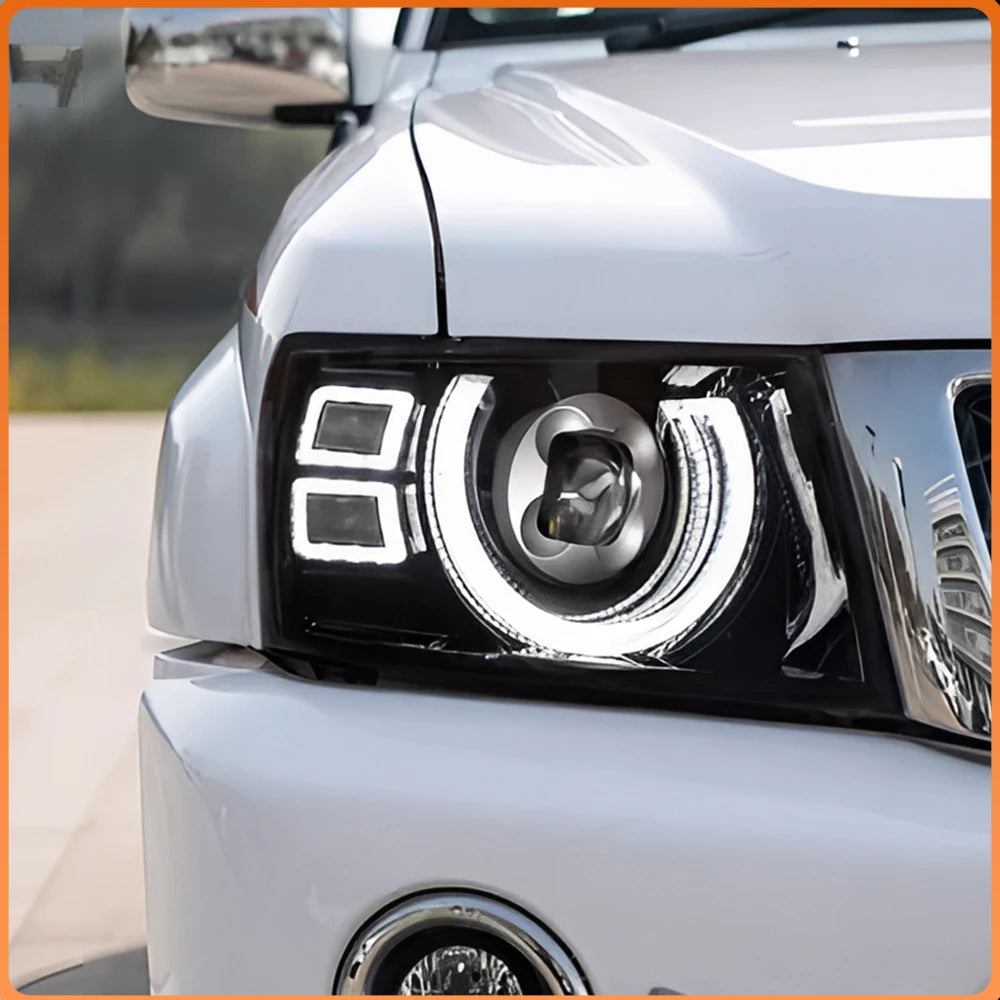 LED Auto Headlight Assembly For Nissan Patrol Y61 2005-2013 Upgrade Plug and Play Projector Lens Car Front lamps Accessories