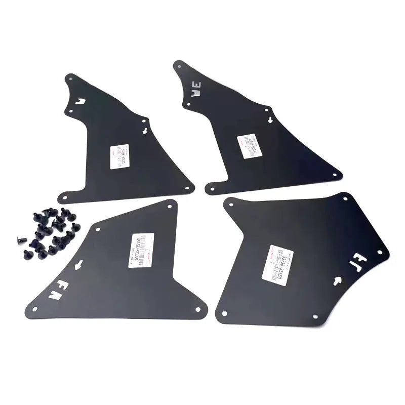 4x Front wheel Fender Seal For Toyota Prado LC150 LC120 2003-2018 Apron Fender Liner Seal Flap Splash Fender Car Accessories