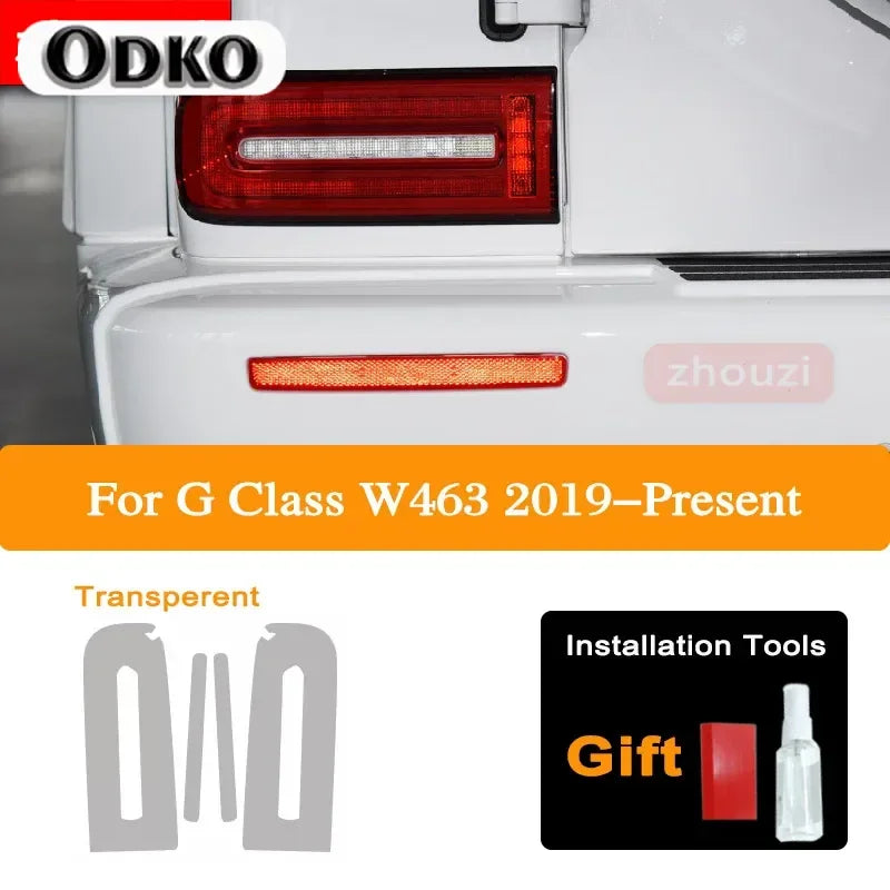 For Mercedes Benz G Class W463 2019 2020 2021 Car Headlight Tint Black Protective Film Taillight Transparent TPU Sticker AMG