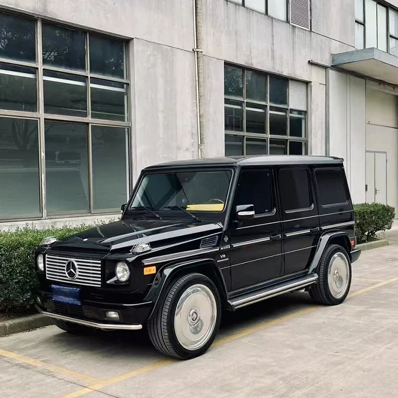 For Mercedes Benz G class w463 W464 side molding trim for G350 G400 G500 G55 G63 G65 G580 black carbon sliver side molding trim