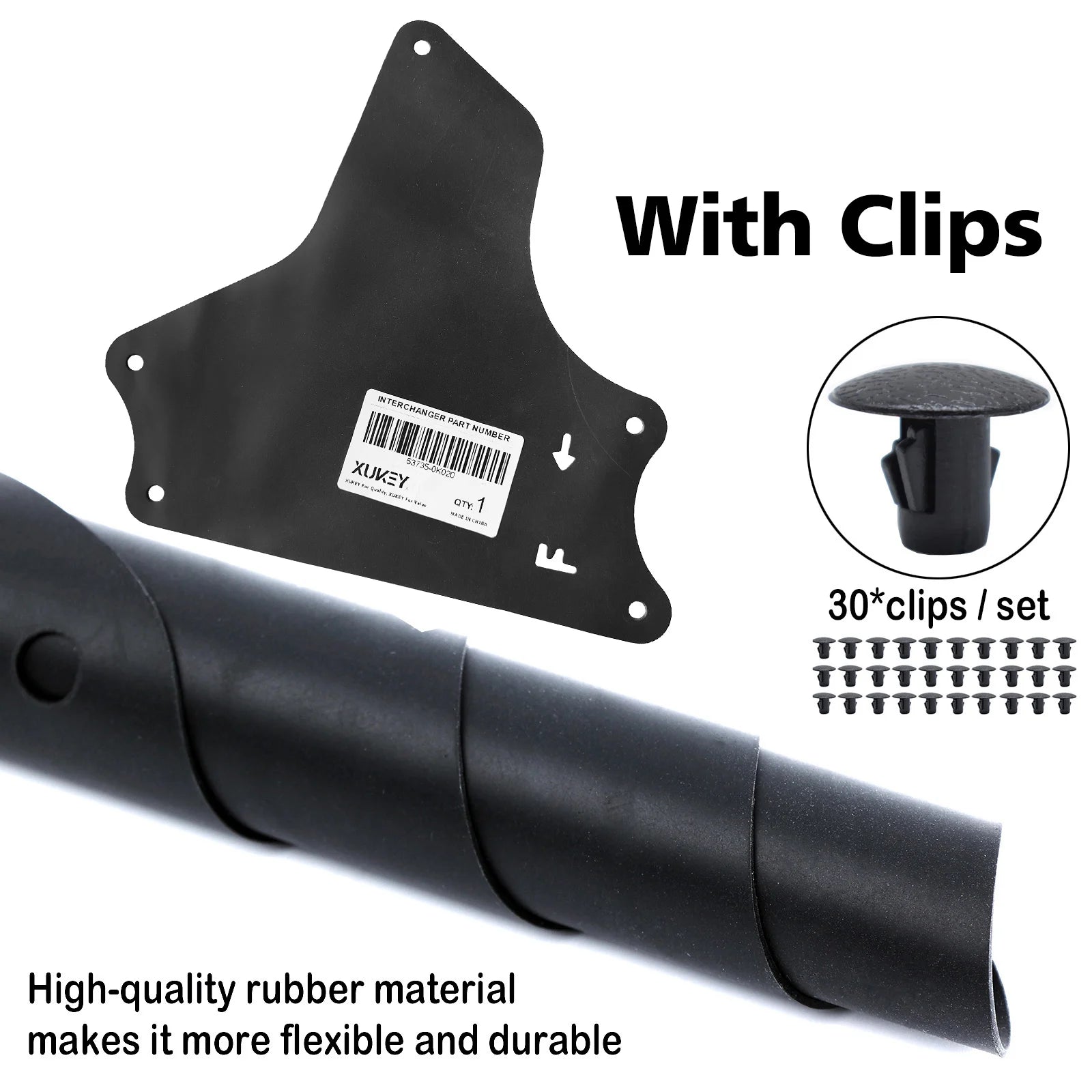 4pcs For Toyota Hilux Fortuner 2004-2015 Front Splash Shield Fender Liner Apron Seal Protector 53885-0K020 53735-0k020 AN20 AN50