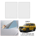 For BYD Denza B5 Formula Leopard 5 Suede Fabric Sunroof Sunshade, UV Protection Heat Insulation Electrostatic Adsorption