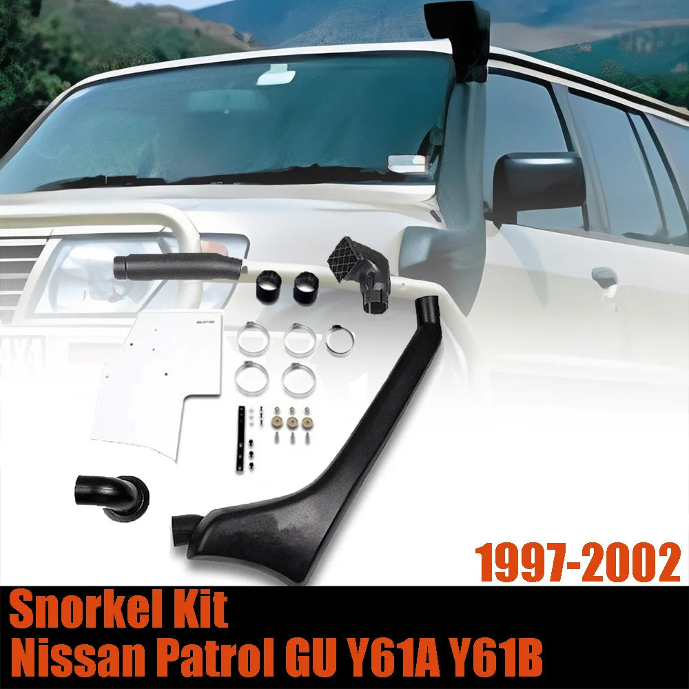 Snorkel Kit for Nissan Patrol GU Y61 Y61A Y61B 1997-2002 LLDPE Air Intake 4x4 Off-Road Accessories