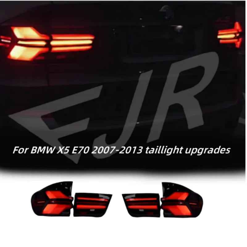 For BMW X5 E70 2007-2013 taillight Assemblies upgrade Flowing Turning Signal Rear Tail Light Auto Lamp Accessory