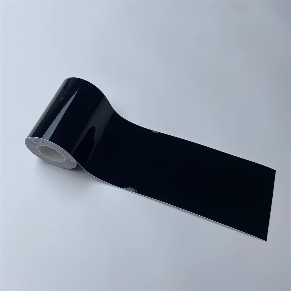 Glossy Black Vinyl Wrap 3/5/7/10CM Tape Window Trim Film Stripe Car Stickers For Car Accessories Pillar Hood Roof