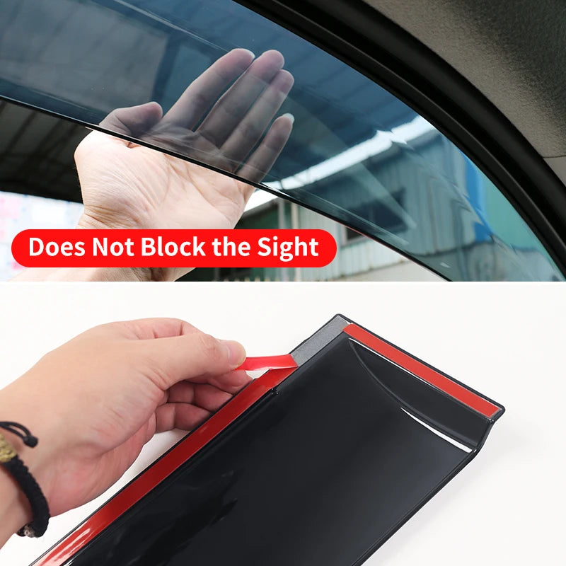 Window Deflectors for Toyota Land Cruiser 250 Prado LC250 2024 2025 1958 Rain Guards Upgrade Decoration Accessories Lexus GX550
