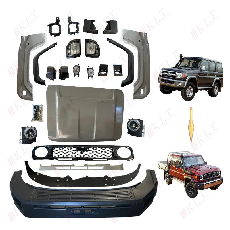 Hot Selling LC76 Front Bumper Modified Body Kit for Land Cruiser LC70 LC76 LC79 New Condition