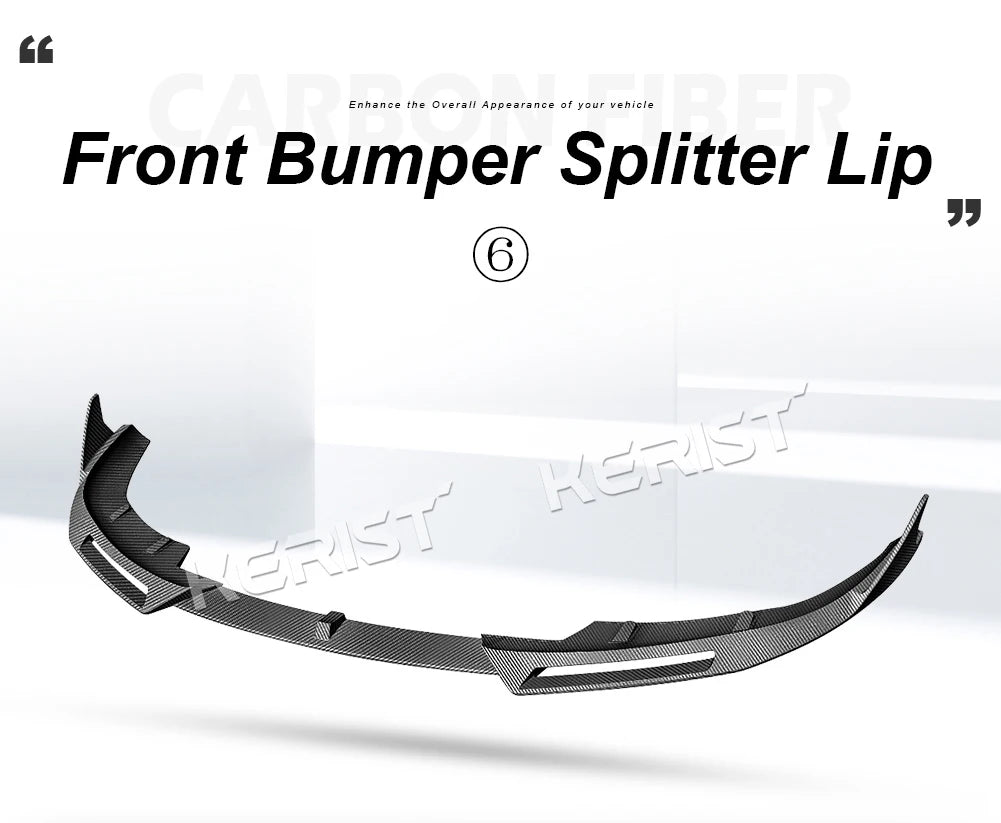For Porsche Taycan RWD 4S Turbo S rear lip / trunk 2019-up Carbon fiber Body Kits Front Lip Rear Spoiler Side Skirts Diffuser