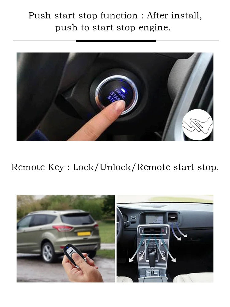 For G W463 G65 G55 G63 G500 G550 Year 2013-2018 Upgrade Keyless Start Keyless GO Remote Start Car Accessories