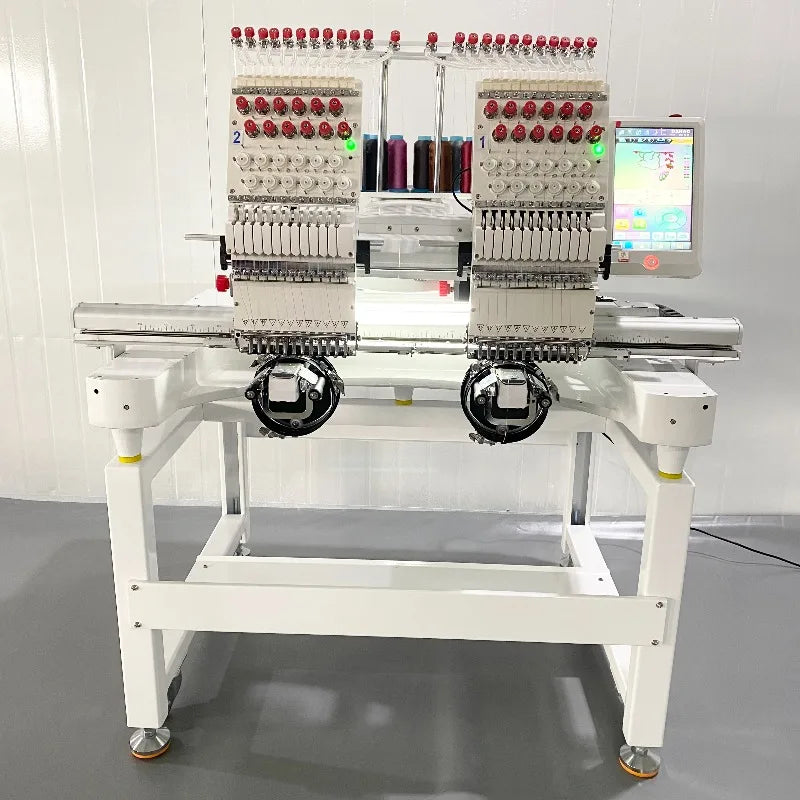 Computerized Embroidery Machine T-shirt Logo Cap Embroidery Industrial Grade Smart Motor High Speed for Home Business