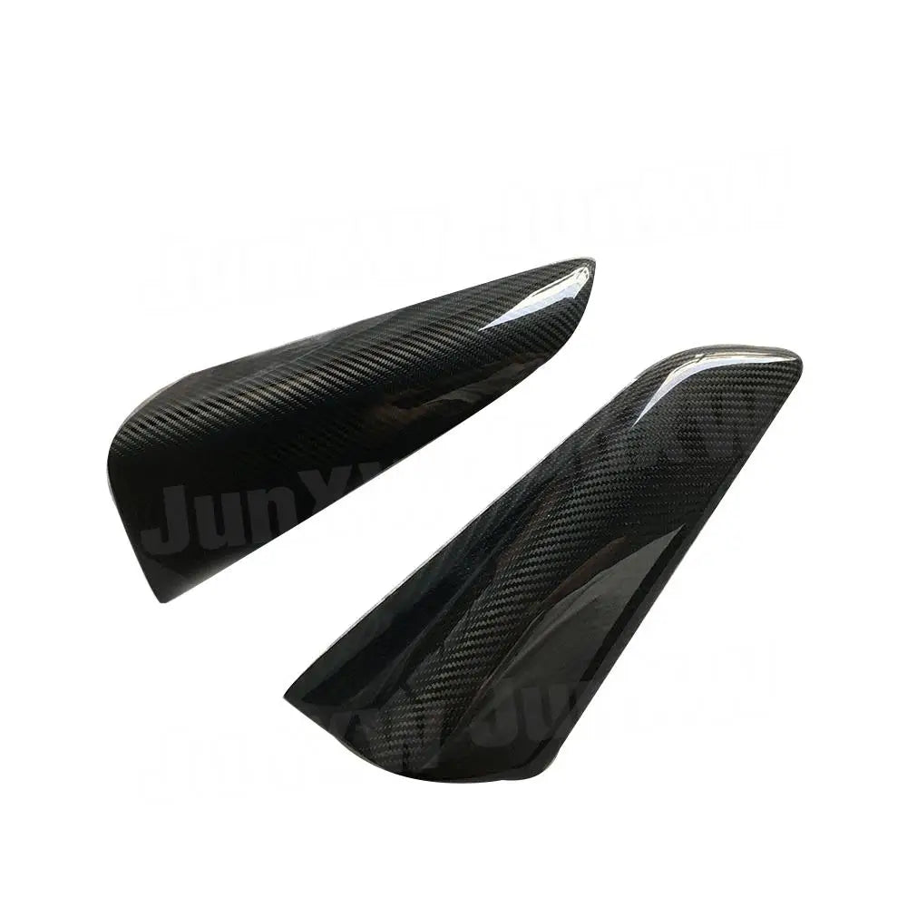 Carbon Fiber Front Splitters Eyebrows Covers Eyelids Trim Stickers For Benz G Class W463 G63 G65 G500 G55 1990 - 2018 FRP 2PCS