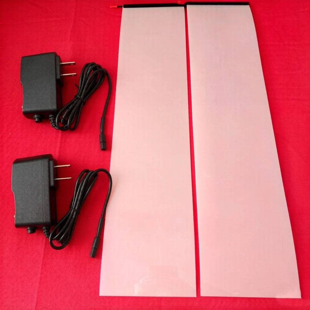 1 set 2 sets 120 * 520mm White Smart Switchable dimming Glass PDLC Film Smart Tint Film self-adhensive