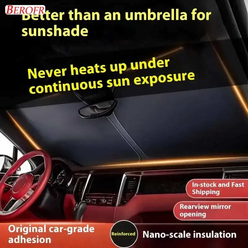 For Rox 01 Polestones 01  2023-2024 Car Windshield Sunshade Cover Front Window Sun Shade Heat Insulation Summer Auto Accessories
