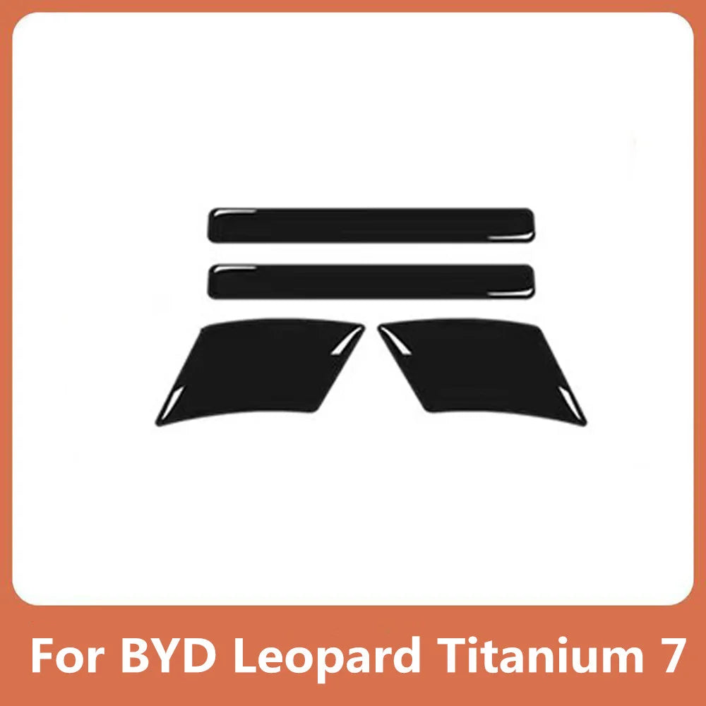 Fit For BYD Leopard Titanium 7 Car Door Anti-collision Strip Door Edge Drip Glue Anti Scratch Rearview Mirror Modification