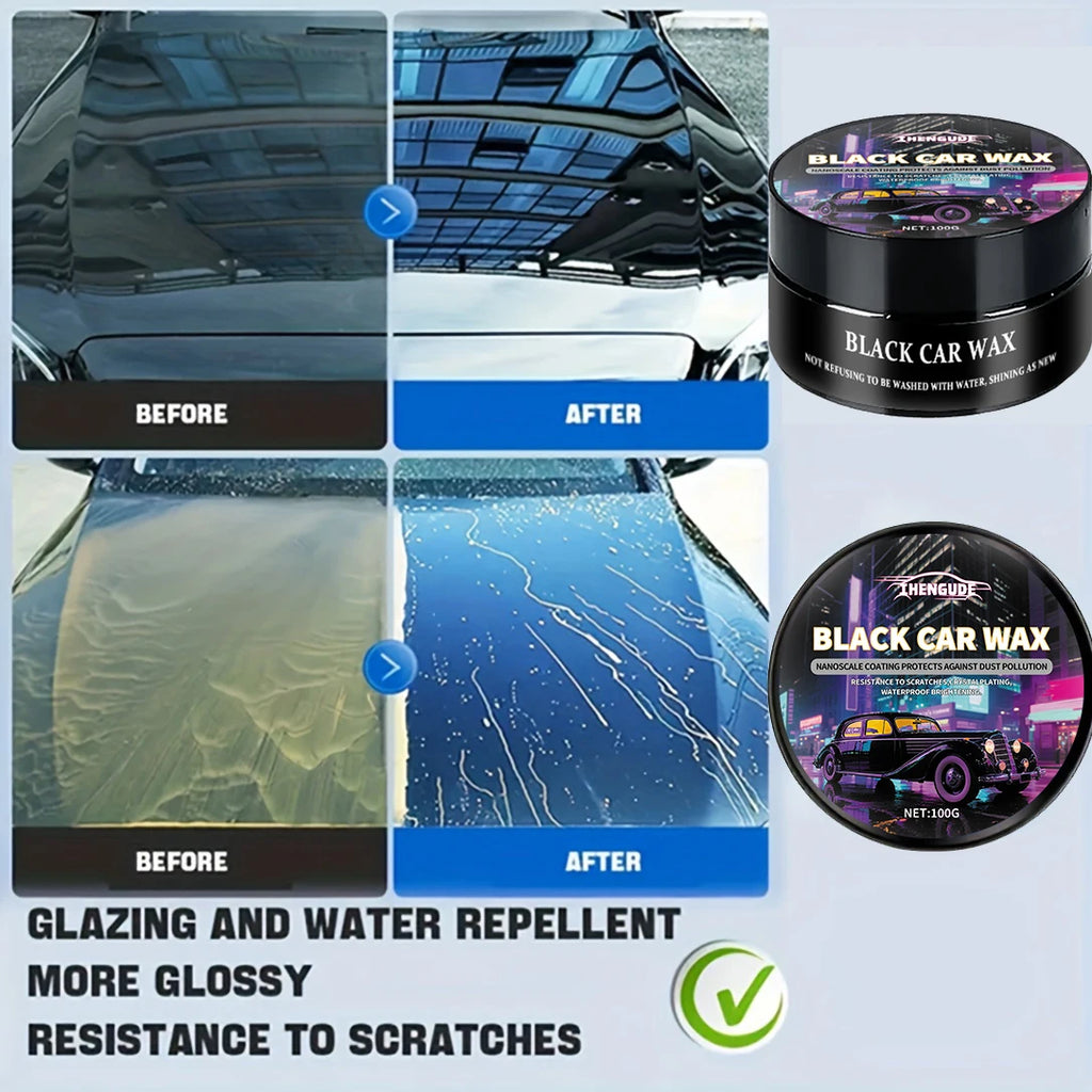 Titanium Ceramic Wax Paste, Ceramic Car Paint Wax, Car Maintenance Polish, Car Scratch Repair and Removal Wax