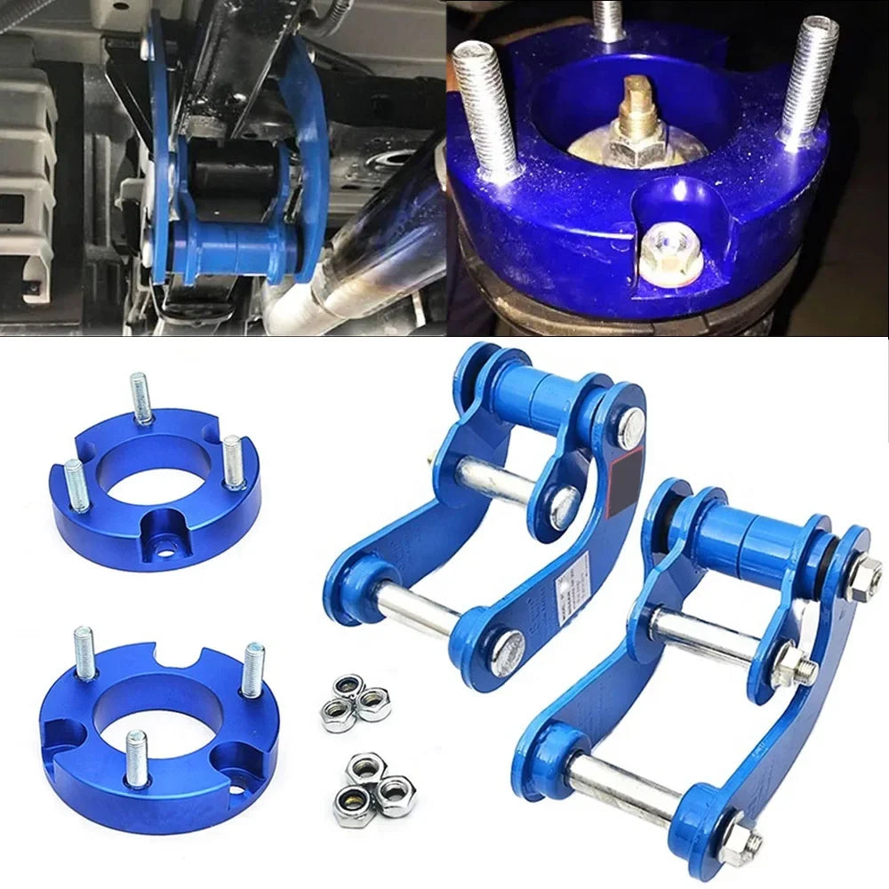 25mm Front Absorber Spacers +Rear Comfort Anti Shock G-Shackles Lift Kit For Toyota Hilux VIGO 2005-2014 Suspension Accessories
