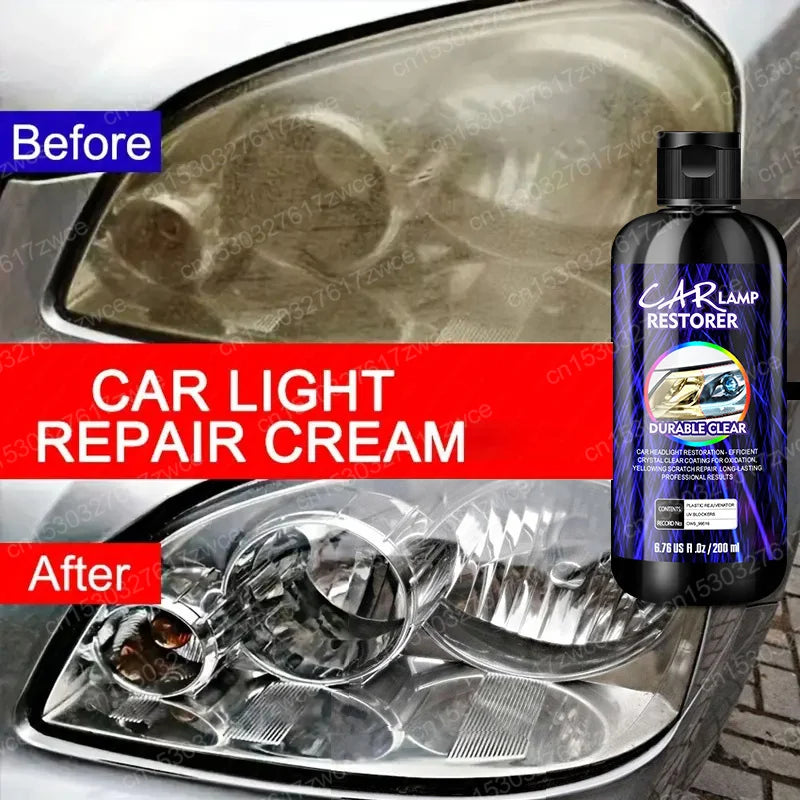 Motorcycle Car Headlight Restoration Polishing Headlamp Dashboard Scratch Remove Repair Cleaning Oxidation Headlight Polish