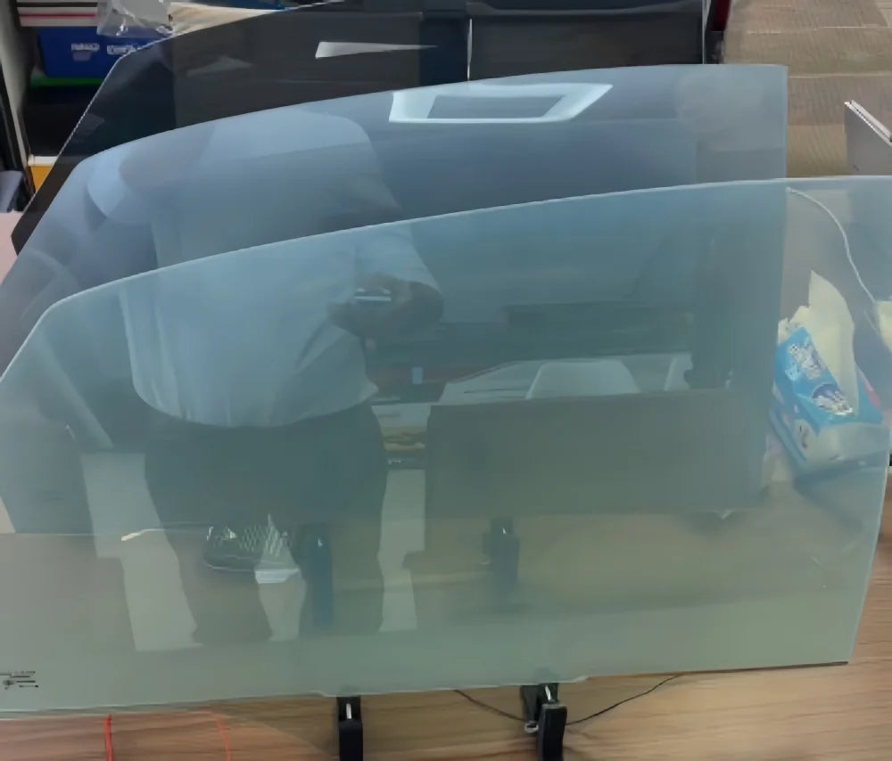 Black PDLC Film For Electric Car Windows 0.45mm With Silicone Glue - Privacy Smart Film Switchable Smart Glass Film