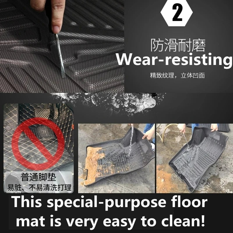 Fit For Nissan Patrol Y63 custom waterproof floor mat Use for 2025 new Nissan Patrol Y63 armada car carpet All-Weather mat