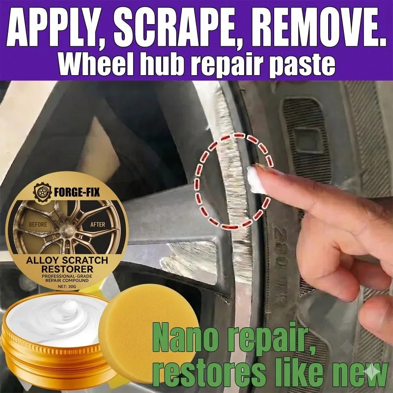 Car Wheel Rim Scratch Repair Paste  Aluminum Alloy Rim Refurbishment Paint for Scratches
