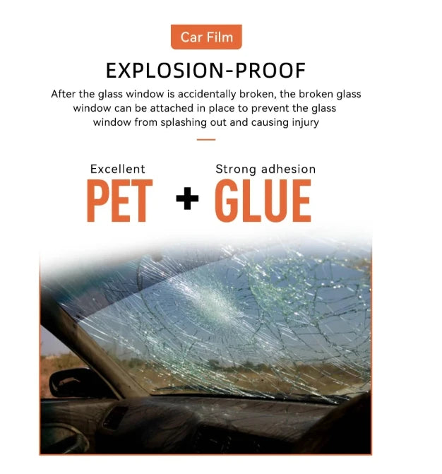LLuamr Nano Ceramic PET Car Window Film 1.52X30M 99% UV Blocking Cuttable for Auto Tinting Heat Rejection Sun Control Tint