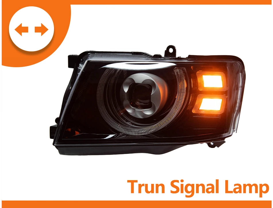 LED Auto Headlight Assembly For Nissan Patrol Y61 2005-2013 Upgrade Plug and Play Projector Lens Car Front lamps Accessories