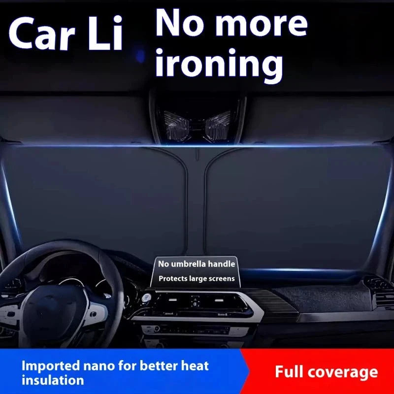 For Nissan Patrol 2021-2026 Car Windshield Sunshade Cover Front Window Sun Shade Heat Insulation Summer Auto Accessories