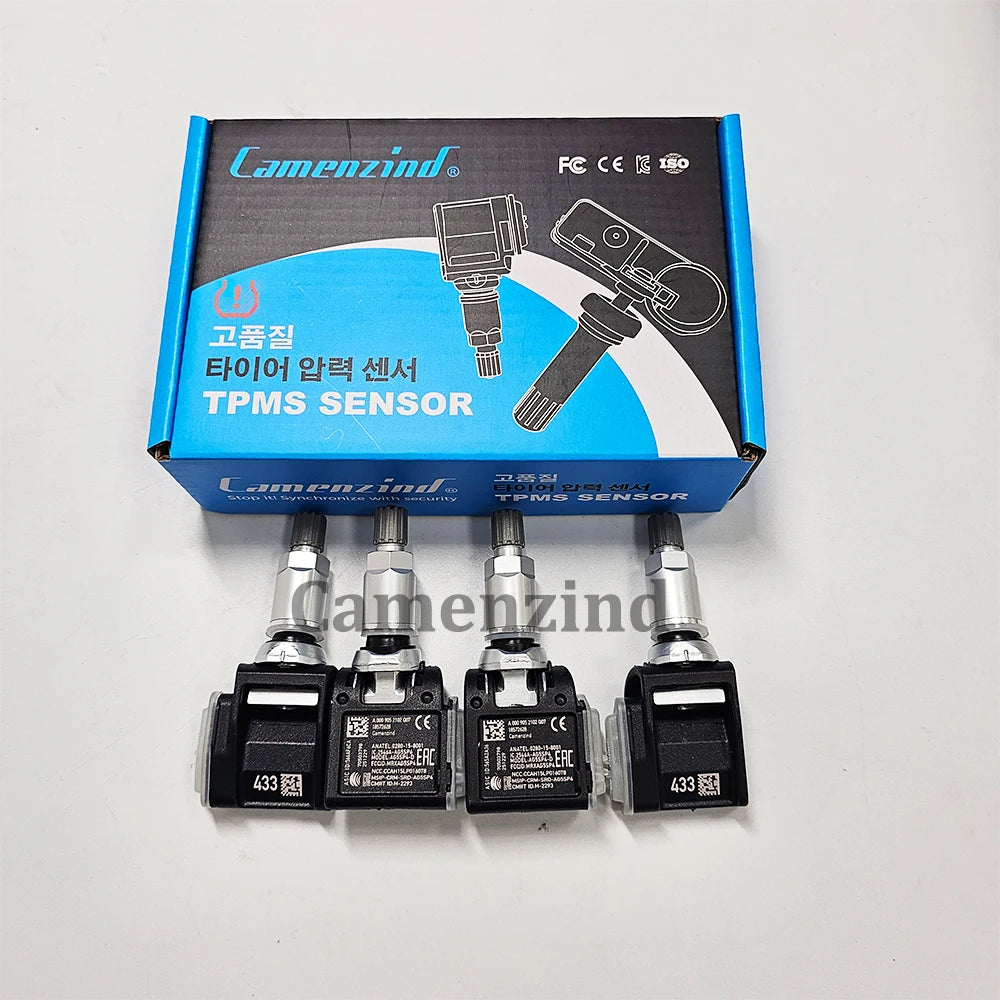 4PCS 433MHz TPMS Sensor 0009052102 A0009052102 36106887140 A0009058708 for Mercedes-Benz W213 E200 E250 E300 BMW G30 G11 X3 X4