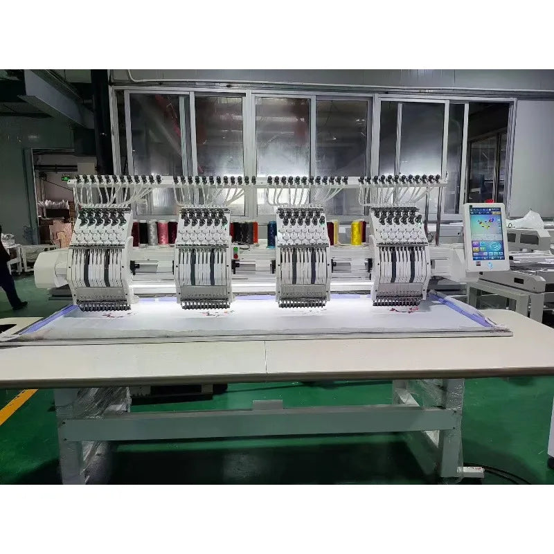 Computerized Embroidery Machine T-shirt Logo Cap Embroidery Industrial Grade Smart Motor High Speed for Home Business