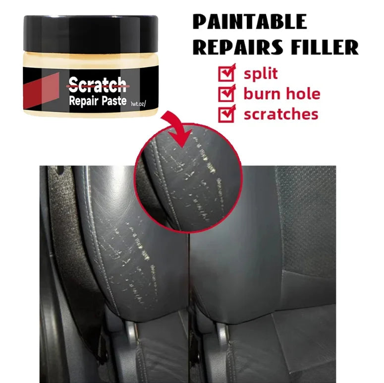 Car Plastic Leather Renovator Cream Interior Exterior Repair Cream Anti-Aging & Fade Resistance for Dashboard & Trim