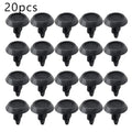 20/100Pcs 7mm Fastener Push Clip Car Carpet Clamps Engine Covers Fastener Auto Landing Panels Clips