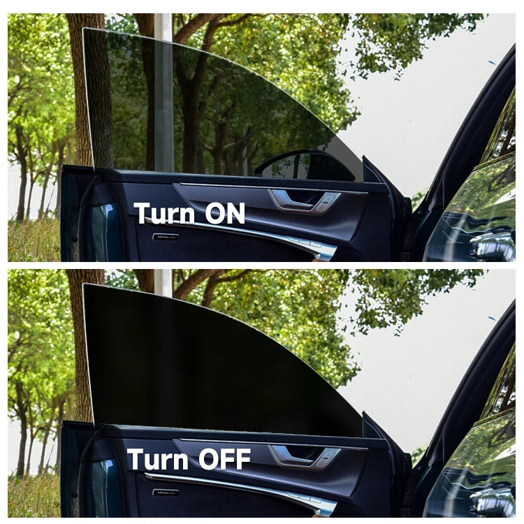 Switchable Smart Electronic 4.2 Haze Electric Tint Glass Car Window Privacy PDLC Film with Self Healing & Color Changing