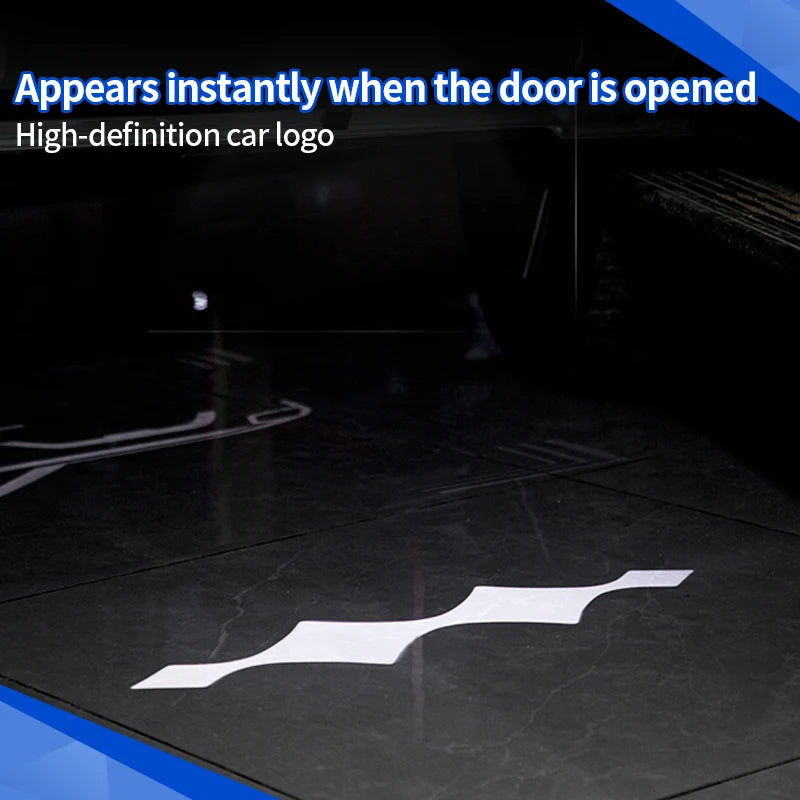 Auto Door Welcome Light For BYD Leopard 8 Denza B8 2024+ HD Atmosphere Light Laser Ground Light Exterior Upgrade Car Accessories