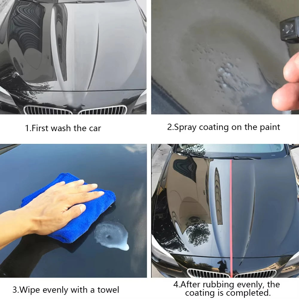 Ceramic Car Coating Spray Ceramic Coat For Auto Motorcycle Hydrophobic Protect Polish Paint Care Detailing Gloss Seal Wax*l1-a