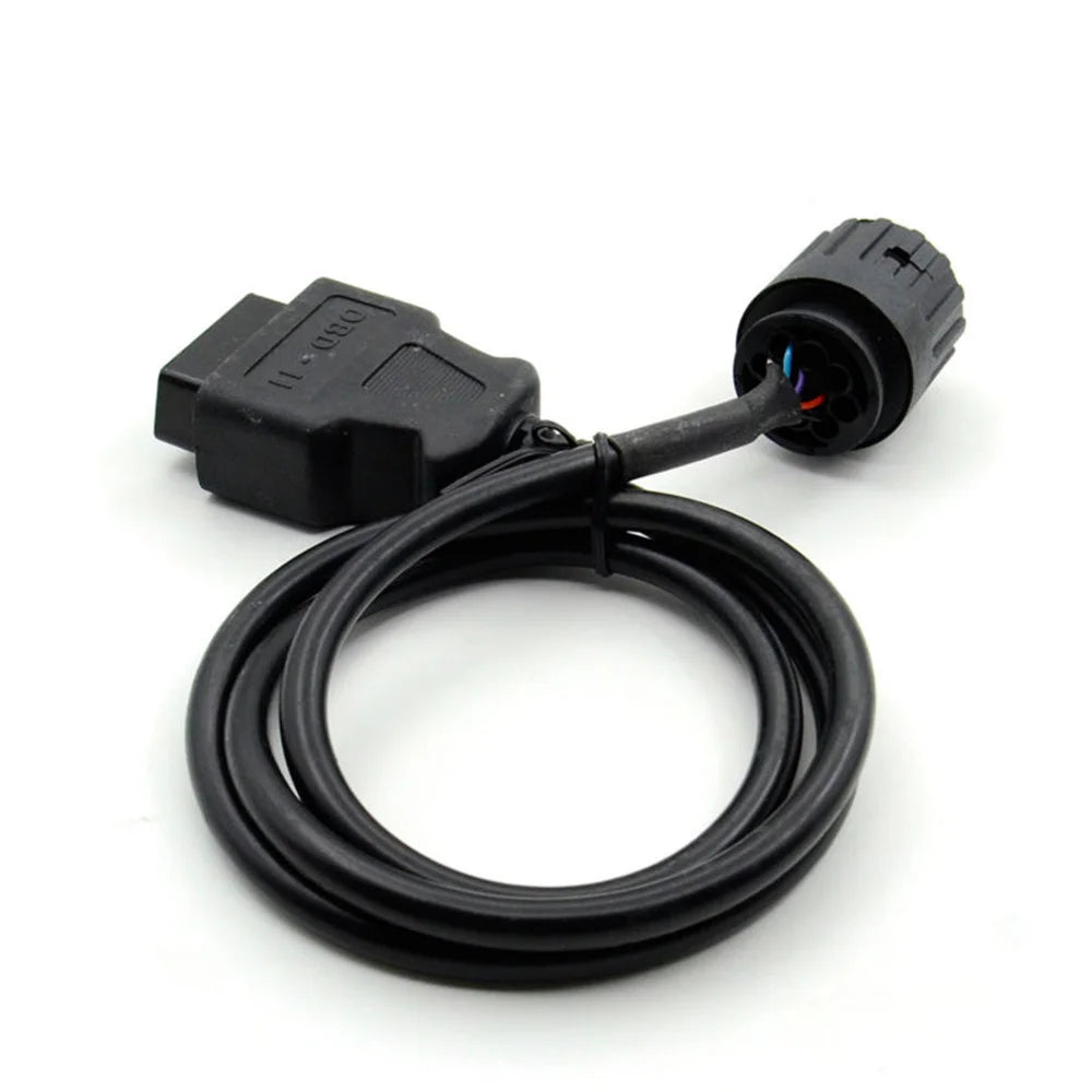 Motorcycles 10 Pin Adapter ICOM-D Cable 10Pin To 16Pin OBD2 Diagnostic Connector Motobikes OBD 2 Extension Cable