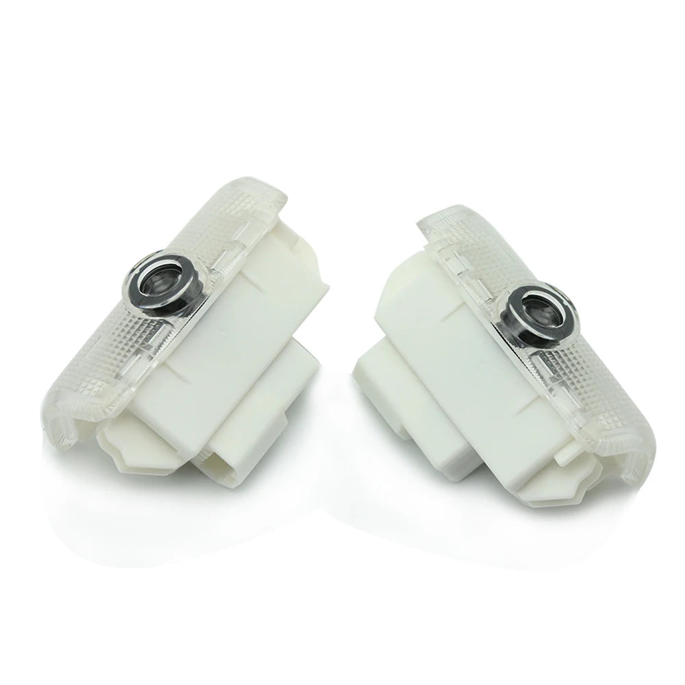 2pcs Led Emblem Lamps Car Door Light Luces Projector For Nissan Patrol Y62 2010 2011- 2017 2018 2019 2020 2021 Auto Accessories