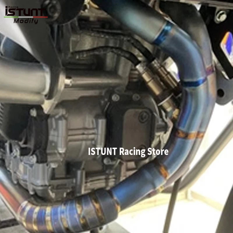 For KTM DUKE 790 890 ADVENTURE R Rally 2018- 2025 Motorcycle Exhaust Escape Moto System Muffler Titanium alloy Front Link Pipe