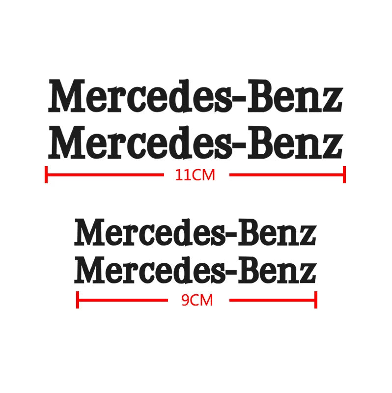 For Mercedes-benz AMG Sticker Brake Caliper Sticker Label Logo AMG Personalized Modification Decorative Auto Sticker Accessories