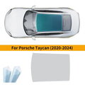 For Porsche Taycan 2020 2021 2022 2023 2024 TPU Pre Cut Sunroof UV Protection Film Heat Insulation Awning Supplies