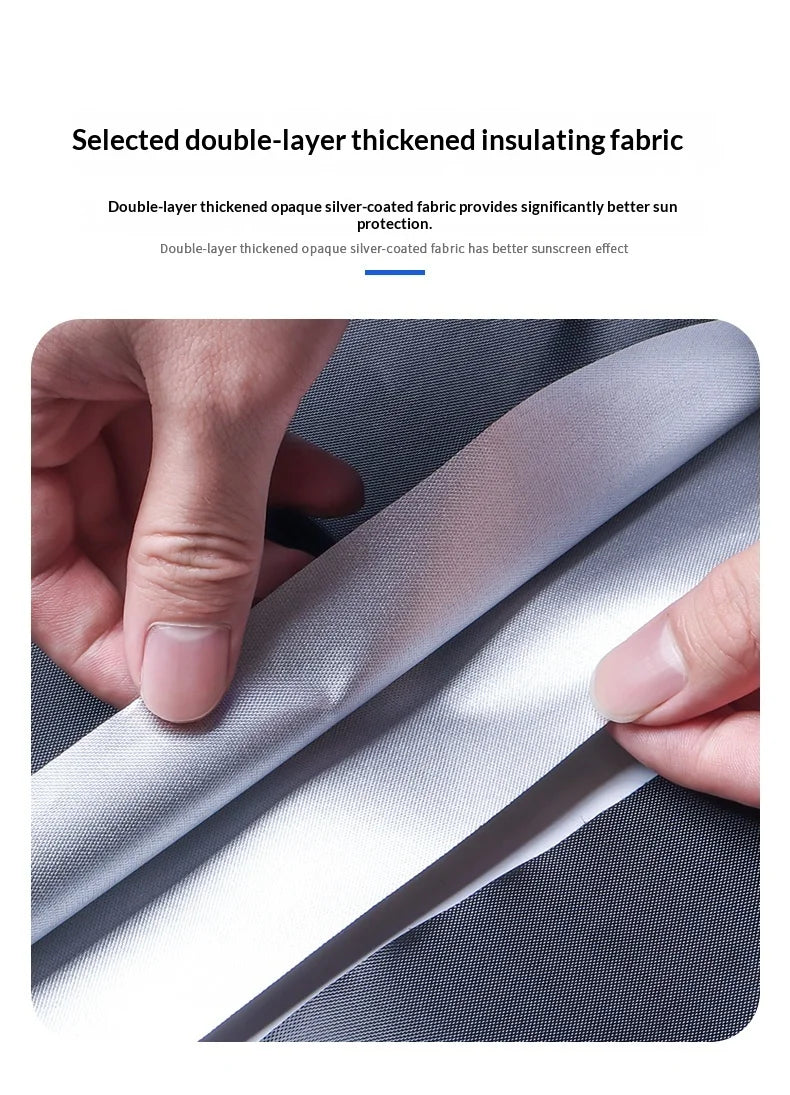 For BYD Ti7 Titanium 7 2025-2026 Car Window Sunshade 100% Blackout Camping Privacy Sunscreen Heat Insulation Cover
