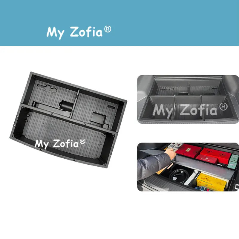 Multifunctional Waterproof Car Trunk Storage Box Interior Upgrade Organizer Accessories For BYD Ti7 Leopard Titanium 7 2025 2026