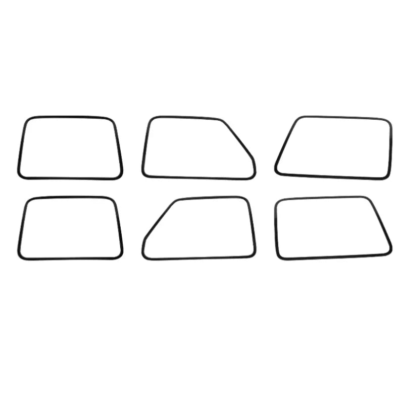 2018-2025 For Mercedes-benz G-class Window Trim Modification Blackened Door Frame Chrome Decorative Protective Strip