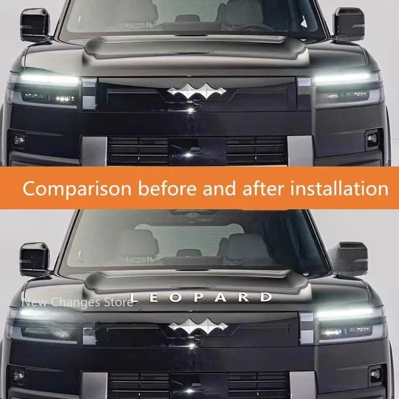 For BYD Ti 7 Personalized Metal Car 3D Logo Letter Decoration Sticker Upgrade Parts